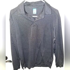 A Pro Tour cool play men's medium long sleeve 1/4 button shirt. Golf Shirt